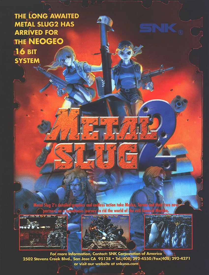 Metal Slug 2 — The Games of 1998